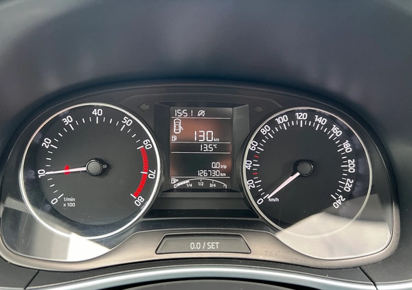 Skoda Fabia cena 36900 przebieg: 126710, rok produkcji 2018 z Obrzycko małe 254